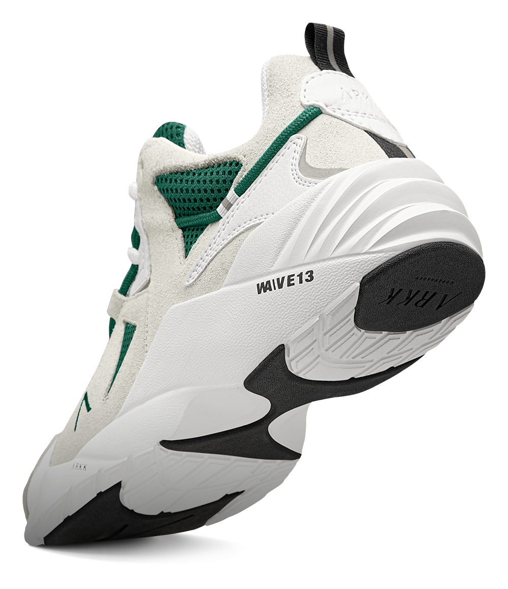 ARKK Collection Tuzon Suede W13 | White Evergreen | Women Tuzon